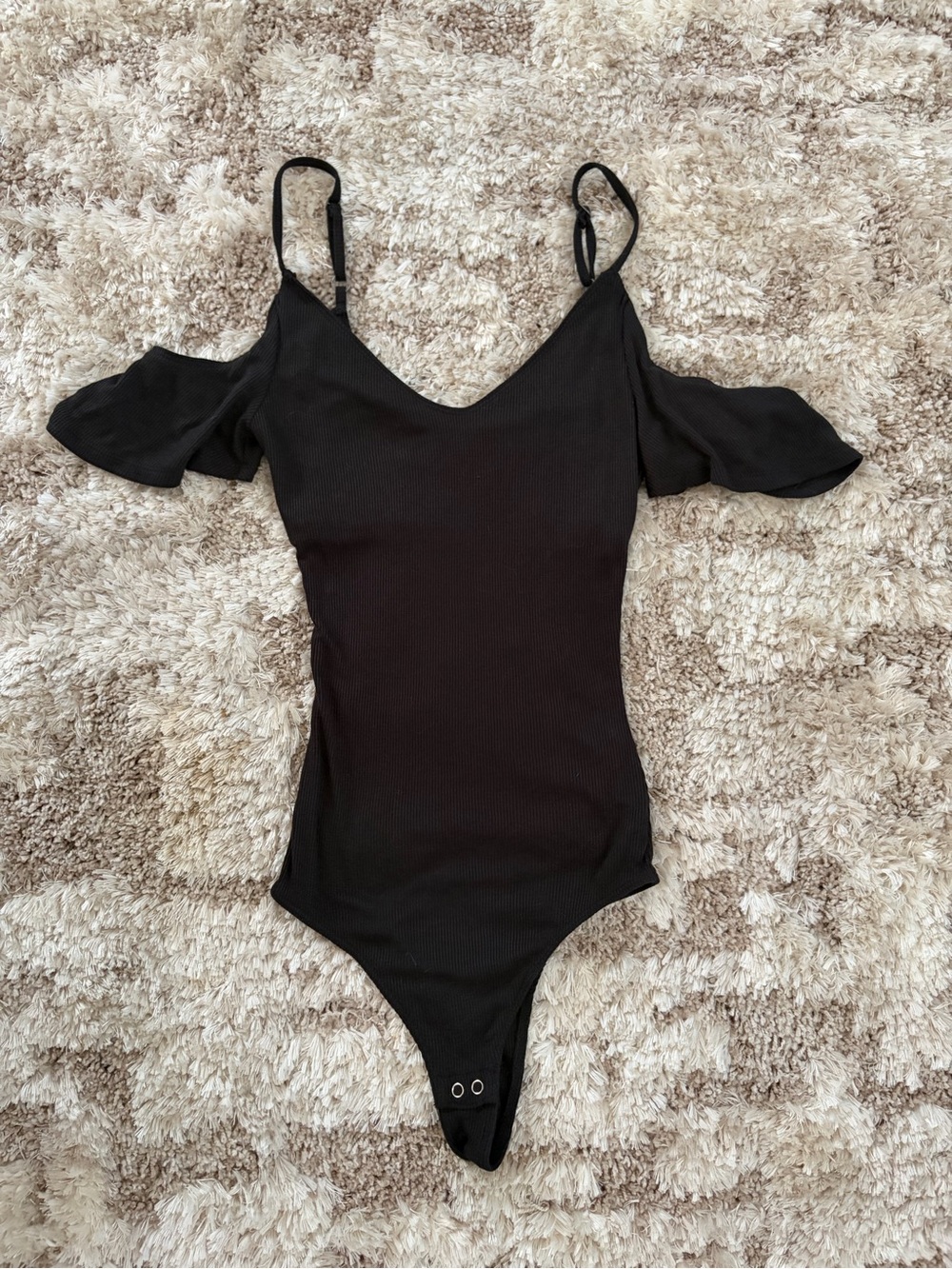 NWT Hollister Cold-Shoulder Ribbed Bodysuit Size XS